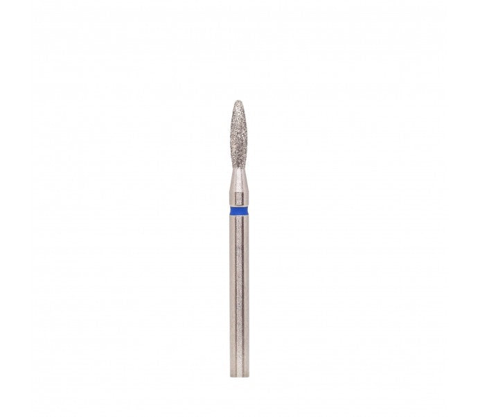 "Buka liepsnelė" Deimantinis nagų frezos antgaliukas, 2.1mm (mėlyna)