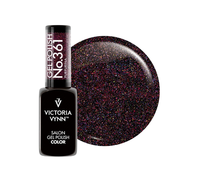 VICTORIA VYNN Gelinis lakas No.361 "PURPURINA", 8 ml
