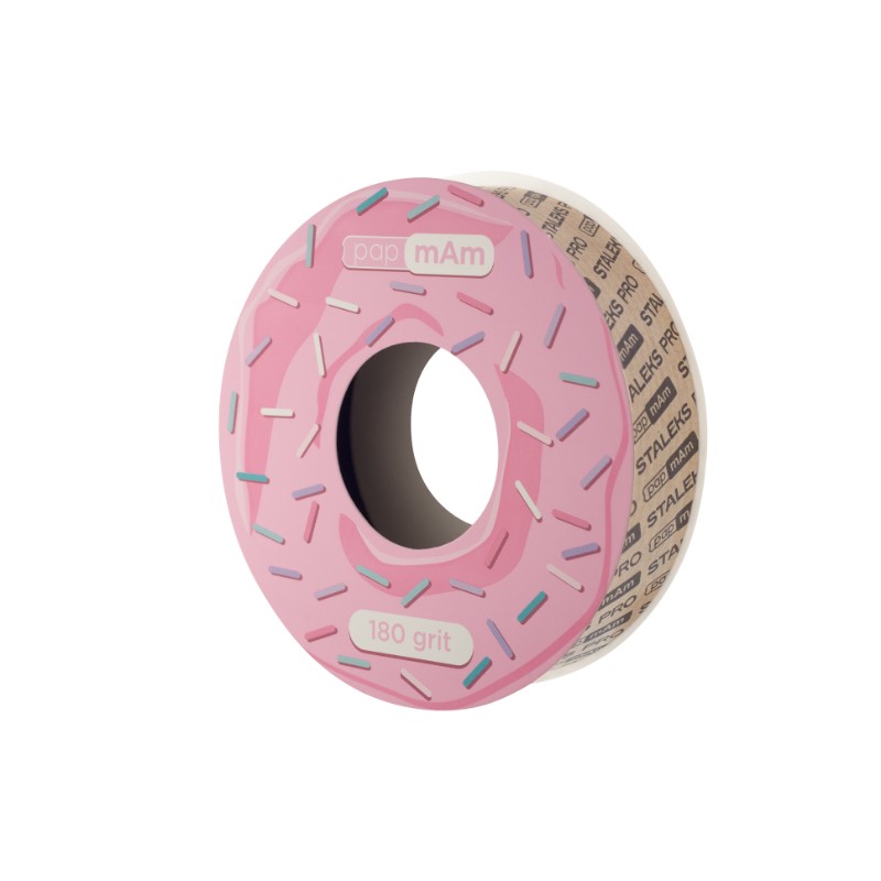 STALEKS PRO PapMam BOBBI NAIL užmaunamų dildžių juosta (100/150/180) 6m