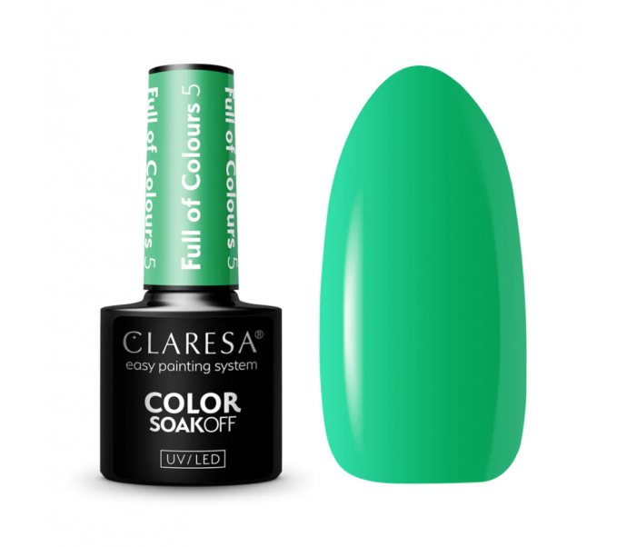 CLARESA gelinis lakas "FULL OF COLOURS 5", 5ml