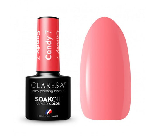 CLARESA gelinis lakas "CANDY 7", 5ml