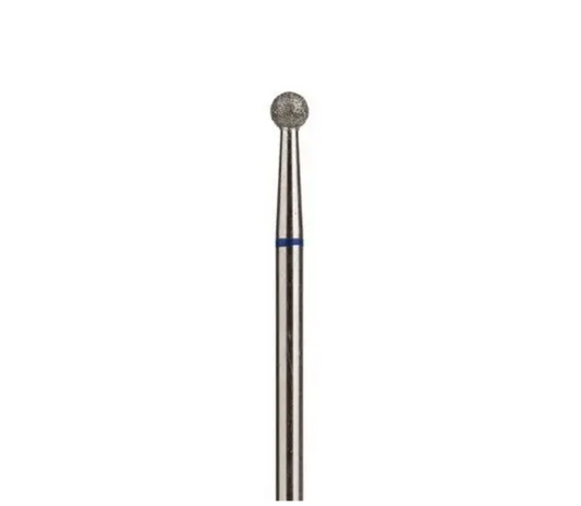 "Burbuliukas" Deimantinis nagų frezos antgaliukas, 4mm (mėlyna)