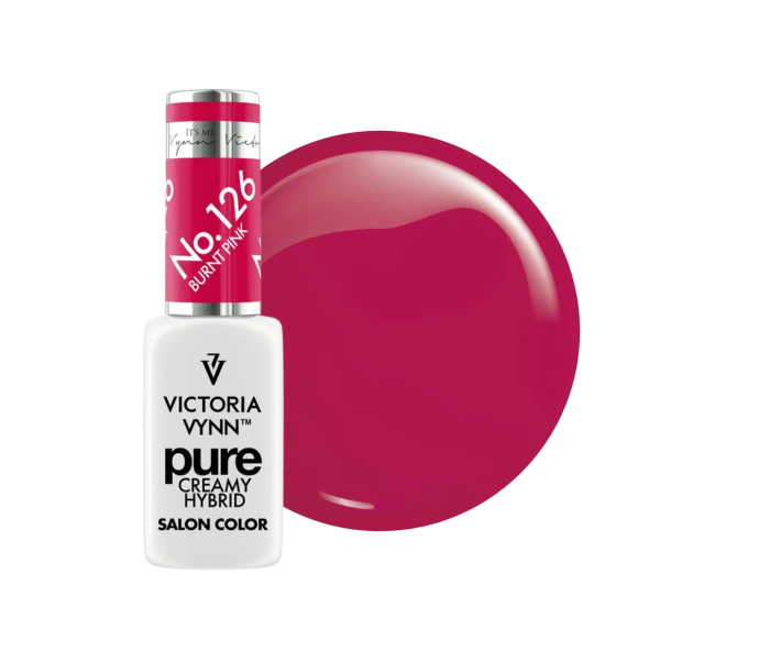 VICTORIA VYNN Gelinis lakas PURE 126 "BURNT PINK", 8 ml