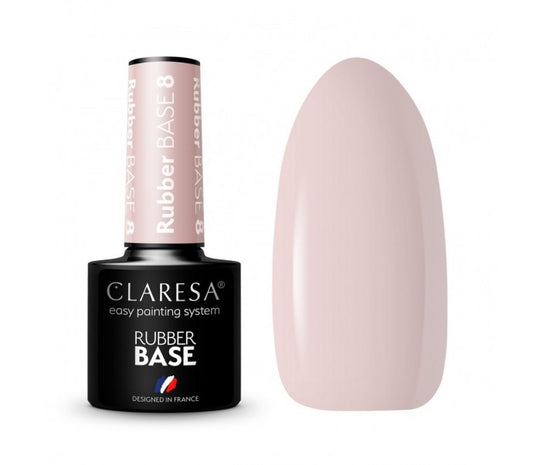 CLARESA Hibridinė kaučiukinė bazė "RUBBER 8", 5ml