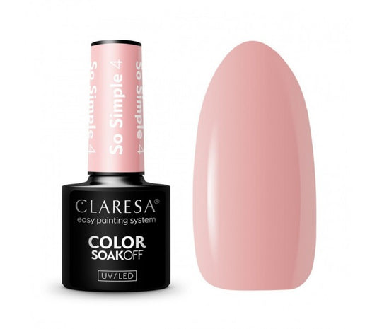 CLARESA gelinis lakas "SO SIMPLE 4", 5ml