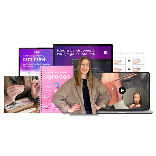Video Mokymai. Bazinis Manikiūras + Gelinis Lakavimas