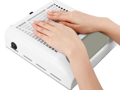 Manikiūro dulkių surinkėjas su nuimamu HEPA filtru, 80 W