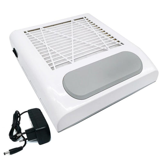 Manikiūro dulkių surinkėjas su nuimamu HEPA filtru, 80 W