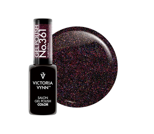 VICTORIA VYNN Gelinis lakas No.361 "PURPURINA", 8 ml